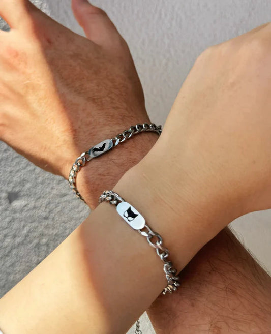 batman x cat-women
matching bracelet
