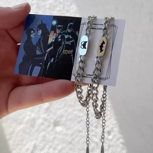 batman x cat-women
matching bracelet