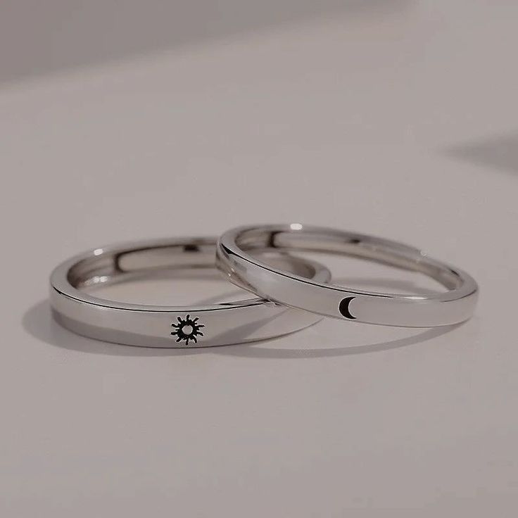 sun & moon matching
rings